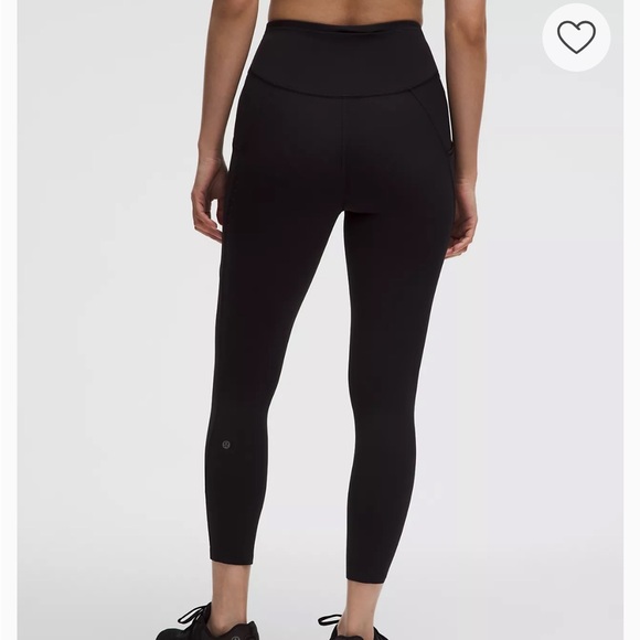 NWT lululemon Black Fast and Free HR Tight 25” - Picture 11 of 13